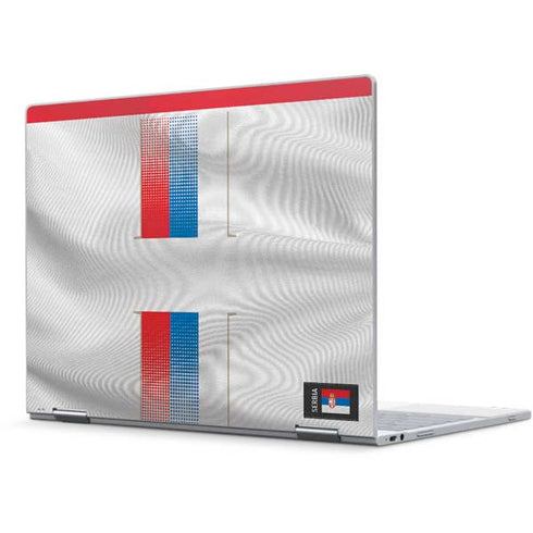 Serbia Soccer Flag Pixelbook Skin